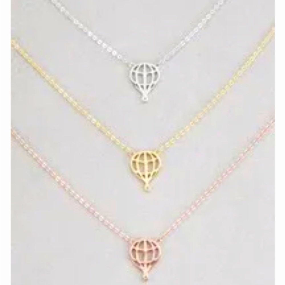 Lovoda Hot Air Balloon 18k Rose & 24k Gold And Silver.